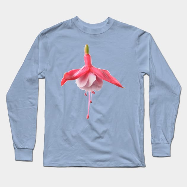 Fuchsia Long Sleeve T-Shirt by chrisburrows